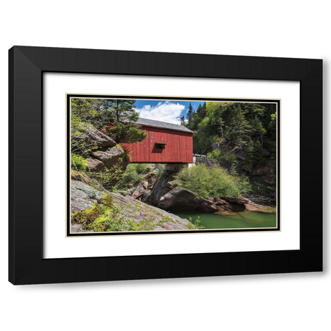 Out of the Past Black Modern Wood Framed Art Print with Double Matting by Burdick, Chuck