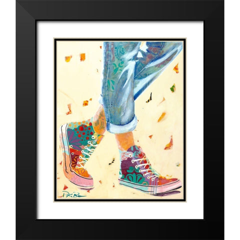 High Tops Black Modern Wood Framed Art Print with Double Matting by Beer, Pamela K.