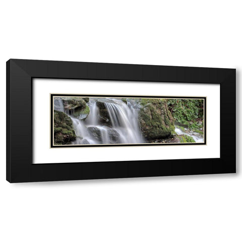 Canyon Falls No. 10 Black Modern Wood Framed Art Print with Double Matting by Blaustein, Alan