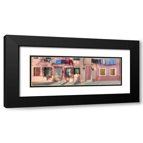 Casa Veneziane No. 2 Black Modern Wood Framed Art Print with Double Matting by Blaustein, Alan