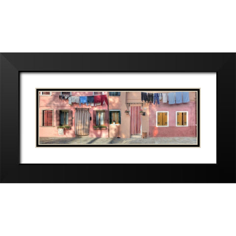 Casa Veneziane No. 2 Black Modern Wood Framed Art Print with Double Matting by Blaustein, Alan