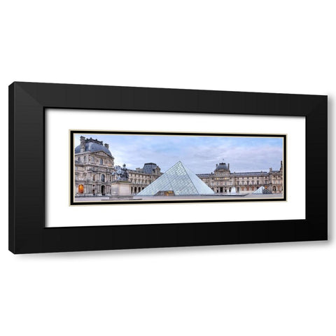 Louve Vista du Matin No. 1 Black Modern Wood Framed Art Print with Double Matting by Blaustein, Alan