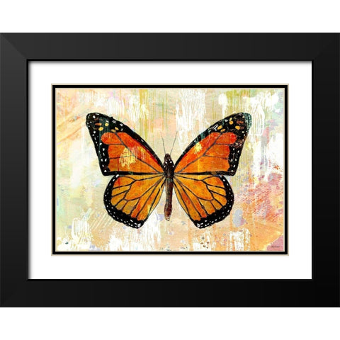 Monarch No. 1.0 Black Modern Wood Framed Art Print with Double Matting by Baran, John