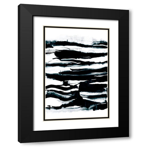 City Spaces 3 Black Modern Wood Framed Art Print with Double Matting by Binkin, Lesia