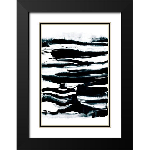 City Spaces 3 Black Modern Wood Framed Art Print with Double Matting by Binkin, Lesia