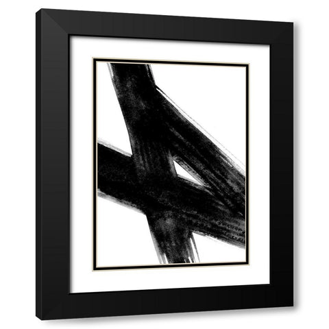 Urban 2 Black Modern Wood Framed Art Print with Double Matting by Binkin, Lesia