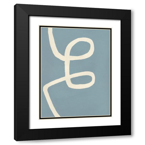 Unrestricted Black Modern Wood Framed Art Print with Double Matting by Baker, Bronwyn