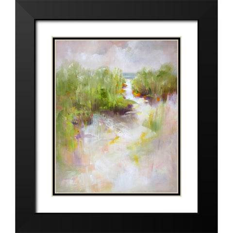 To The Sea Black Modern Wood Framed Art Print with Double Matting by Bruniany, Kasia