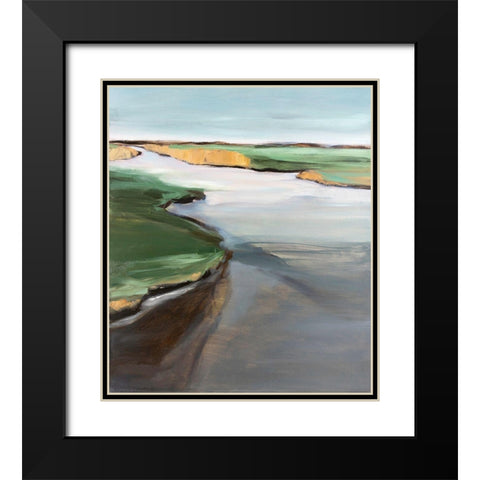 Winter Light Black Modern Wood Framed Art Print with Double Matting by Burggraaf, Stella