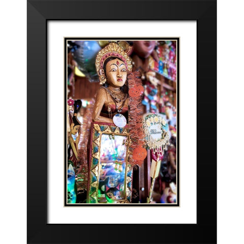 Nagano Cafe 17 Black Modern Wood Framed Art Print with Double Matting by Blaustein, Alan