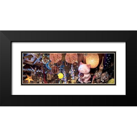 Nagano Cafe 15 Black Modern Wood Framed Art Print with Double Matting by Blaustein, Alan