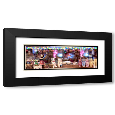 Nagano Cafe 6 Black Modern Wood Framed Art Print with Double Matting by Blaustein, Alan