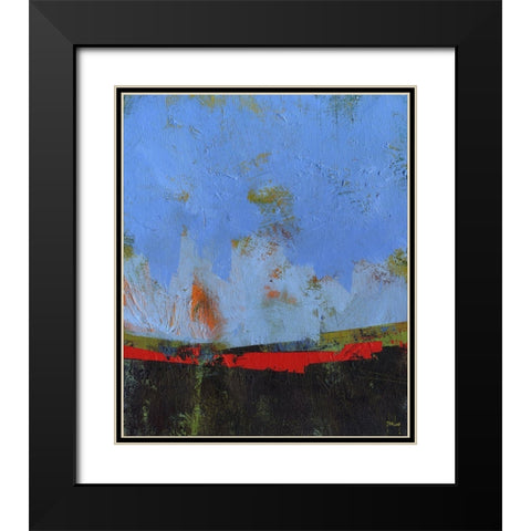 Led Black Modern Wood Framed Art Print with Double Matting by Bailey, Paul