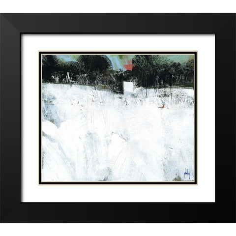 White Void Black Modern Wood Framed Art Print with Double Matting by Bailey, Paul