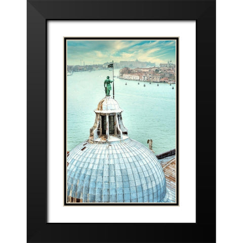 Duomo San Giorgio Maggiore #1 Black Modern Wood Framed Art Print with Double Matting by Blaustein, Alan