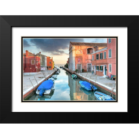 Bruano #23 Black Modern Wood Framed Art Print with Double Matting by Blaustein, Alan