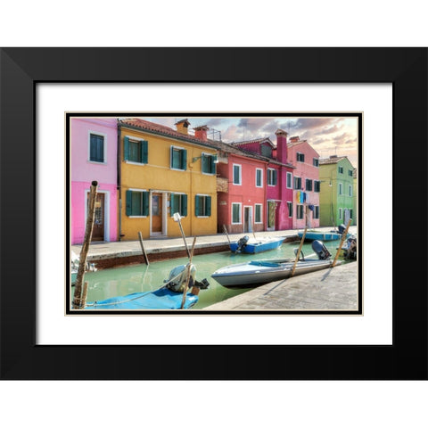 Bruano #17 Black Modern Wood Framed Art Print with Double Matting by Blaustein, Alan