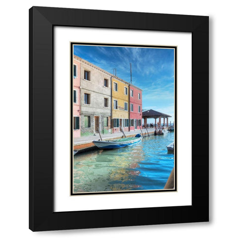 Bruano #11 Black Modern Wood Framed Art Print with Double Matting by Blaustein, Alan