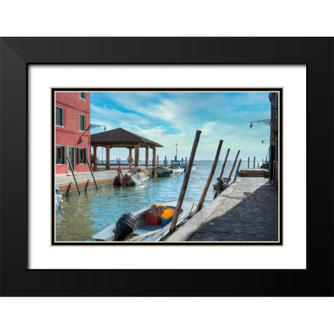 Bruano #9 Black Modern Wood Framed Art Print with Double Matting by Blaustein, Alan