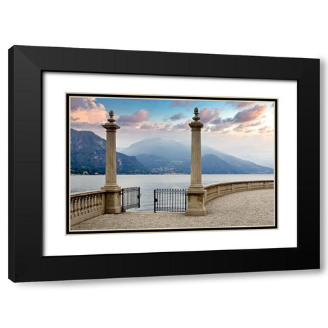 Villa Giardino Porta #3 Black Modern Wood Framed Art Print with Double Matting by Blaustein, Alan
