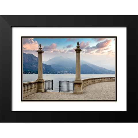 Villa Giardino Porta #3 Black Modern Wood Framed Art Print with Double Matting by Blaustein, Alan