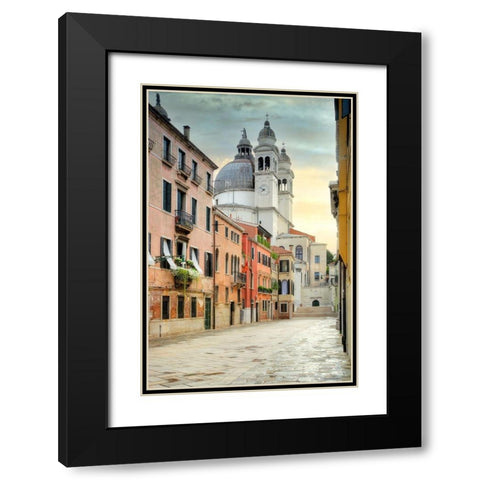 Santa della Maria Salute #1 Black Modern Wood Framed Art Print with Double Matting by Blaustein, Alan