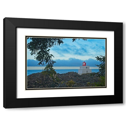 Lighting the Way Black Modern Wood Framed Art Print with Double Matting by Burdick, Chuck