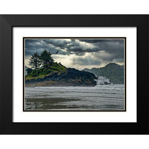 Before The Storm Black Modern Wood Framed Art Print with Double Matting by Burdick, Chuck