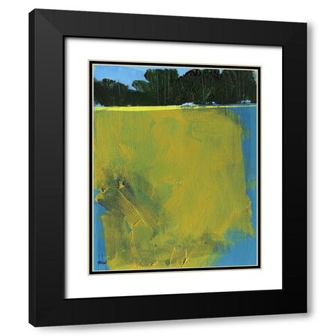 Nicotine Black Modern Wood Framed Art Print with Double Matting by Bailey, Paul