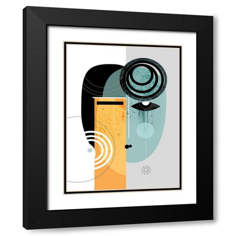 Betrayal of The King Black Modern Wood Framed Art Print with Double Matting by Banerjee, Ishita
