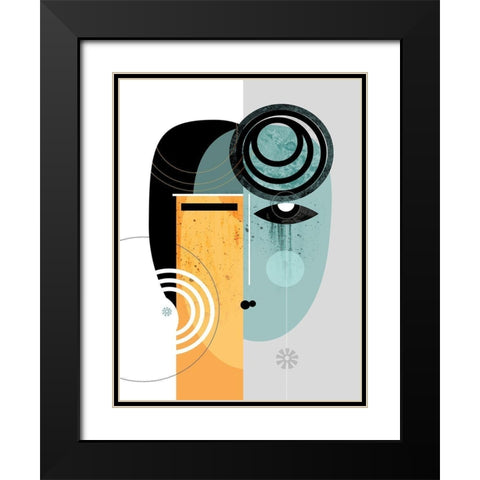 Betrayal of The King Black Modern Wood Framed Art Print with Double Matting by Banerjee, Ishita
