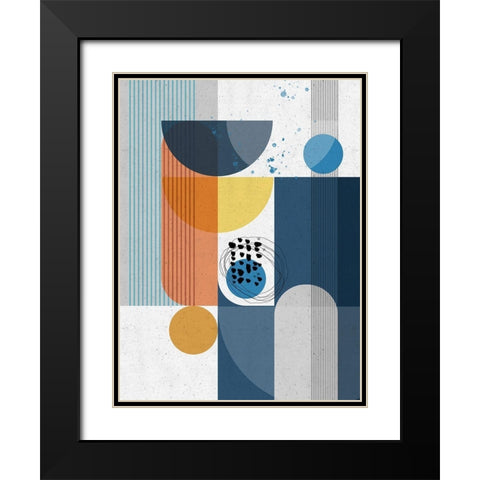 Centurian Black Modern Wood Framed Art Print with Double Matting by Banerjee, Ishita