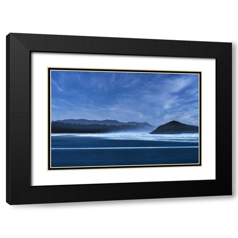 Dawn Black Modern Wood Framed Art Print with Double Matting by Burdick, Chuck
