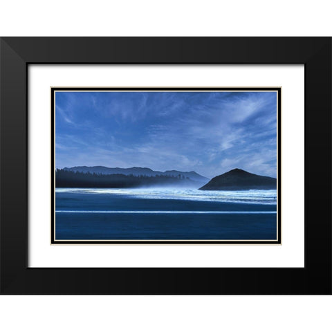 Dawn Black Modern Wood Framed Art Print with Double Matting by Burdick, Chuck