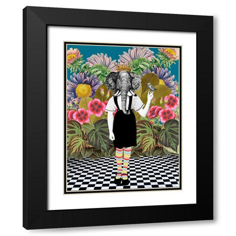Jungle Passes Black Modern Wood Framed Art Print with Double Matting by Brothers, Erika C.
