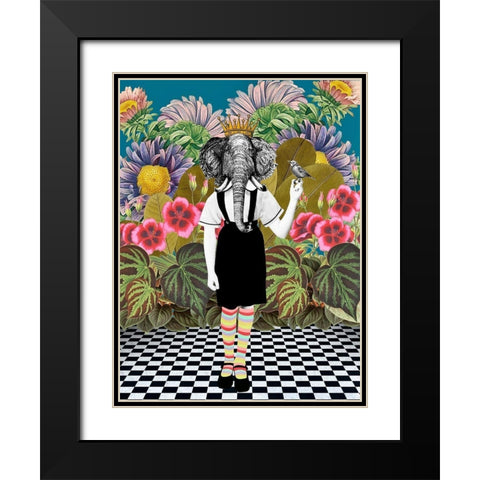 Jungle Passes Black Modern Wood Framed Art Print with Double Matting by Brothers, Erika C.