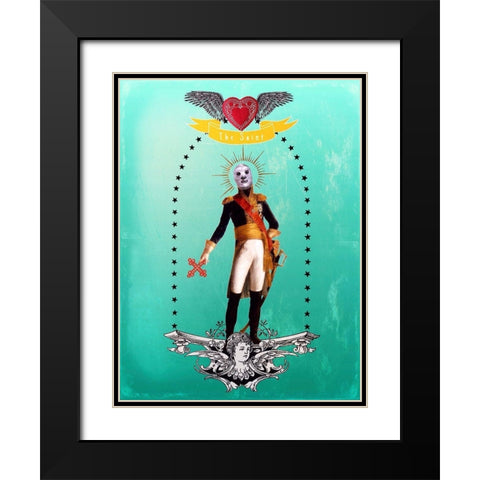 The Saint Black Modern Wood Framed Art Print with Double Matting by Brothers, Erika C.