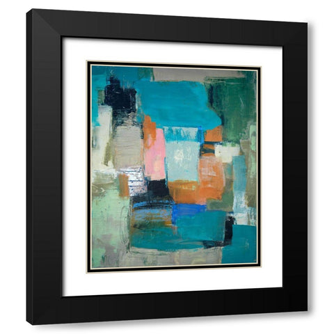 Andiamo aTorretta Black Modern Wood Framed Art Print with Double Matting by Balbinot, Brigitte