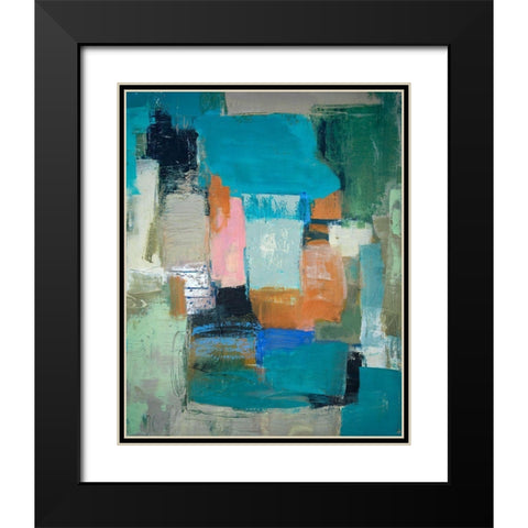 Andiamo aTorretta Black Modern Wood Framed Art Print with Double Matting by Balbinot, Brigitte