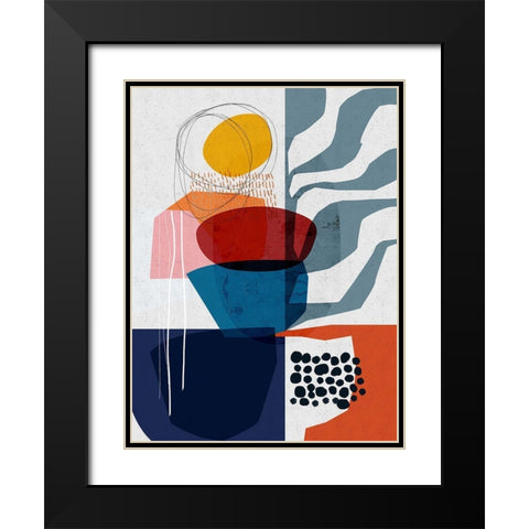 Planted Black Modern Wood Framed Art Print with Double Matting by Banerjee, Ishita