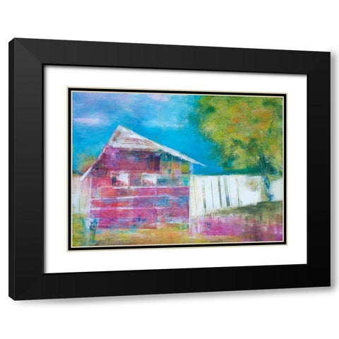 Checker Samâ€™s Place Black Modern Wood Framed Art Print with Double Matting by Beer, Pamela K.