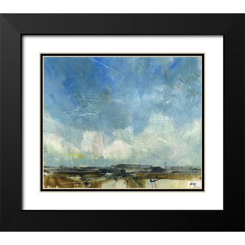 Cold and Clear Black Modern Wood Framed Art Print with Double Matting by Bailey, Paul