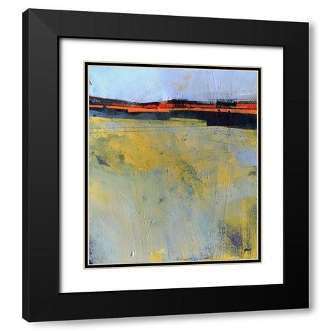 Ground Mist Black Modern Wood Framed Art Print with Double Matting by Bailey, Paul
