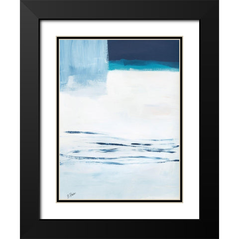 Urban Planning No. 2 Black Modern Wood Framed Art Print with Double Matting by Baker, Bronwyn