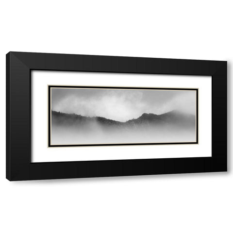 Smoky Mountain Mood Black Modern Wood Framed Art Print with Double Matting by Bell, Nicholas