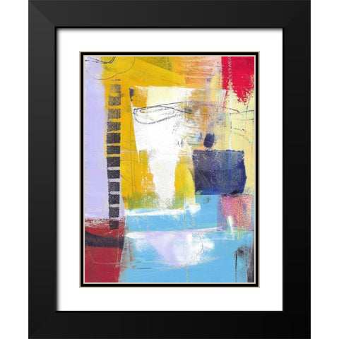 Golden Feature Black Modern Wood Framed Art Print with Double Matting by Beer, Pamela K.