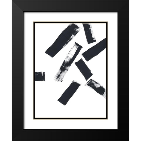 Time Stopped No. 1 Black Modern Wood Framed Art Print with Double Matting by Baker, Bronwyn