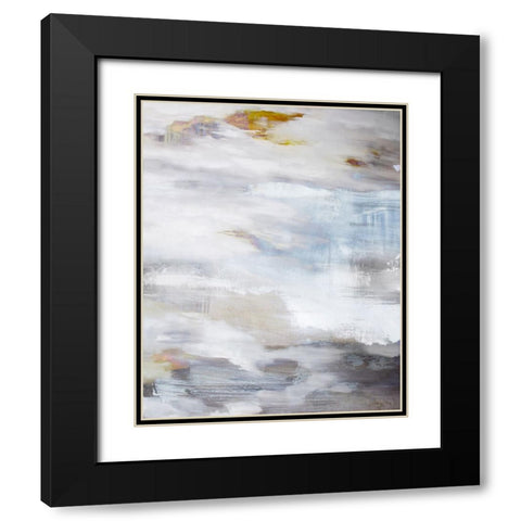Number Nine 1 Black Modern Wood Framed Art Print with Double Matting by Bainbridge, Hope
