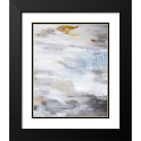 Number Nine 1 Black Modern Wood Framed Art Print with Double Matting by Bainbridge, Hope