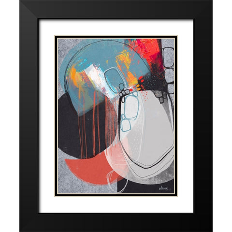 Pebble Beach 1 Black Modern Wood Framed Art Print with Double Matting by Banerjee, Ishita